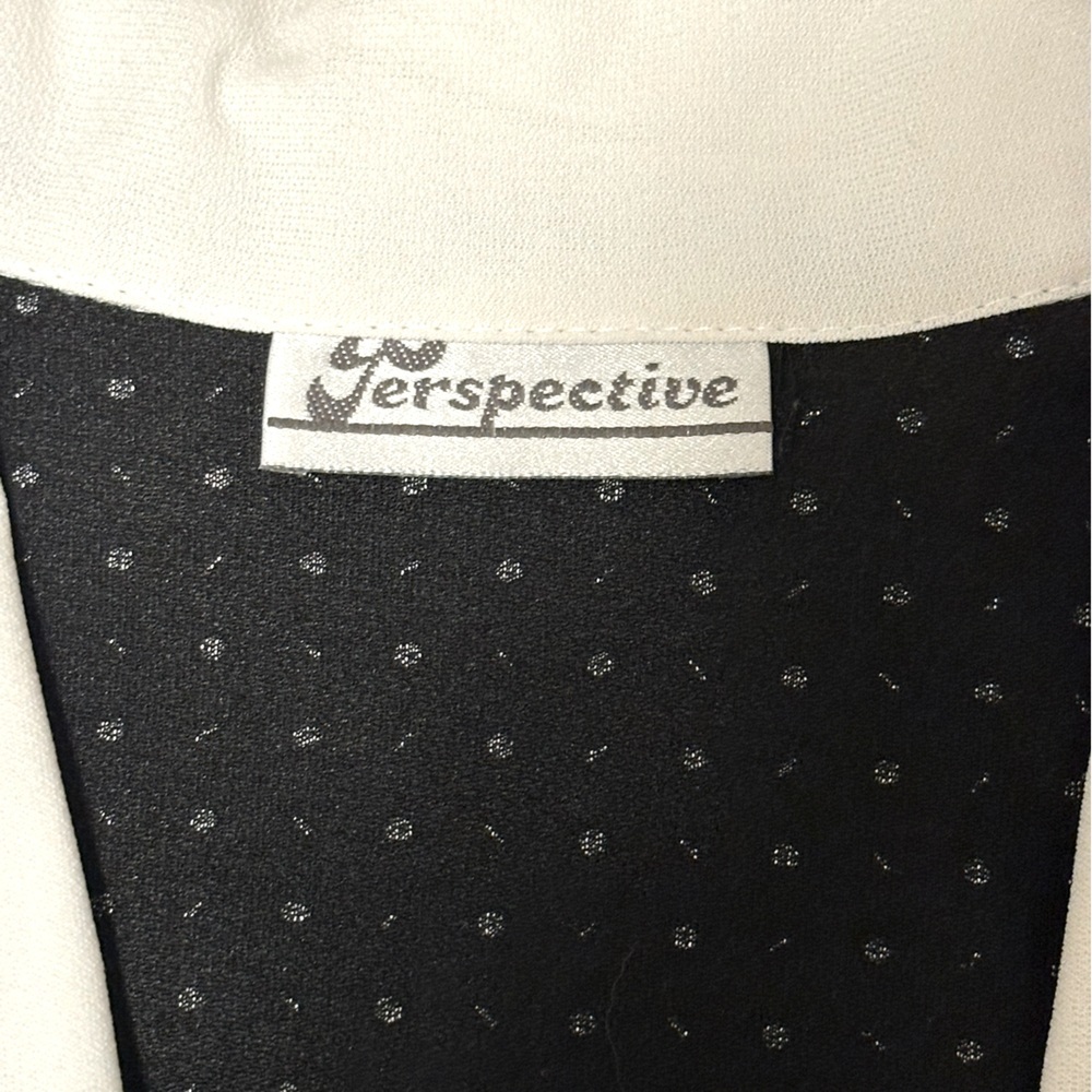 Vintage Black and White Polka Dot Peplum Dress - Picture 5 of 7